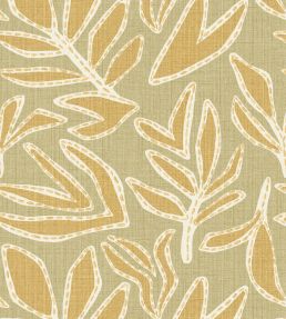 Lanzea Wallpaper by Casamance Amande/paille