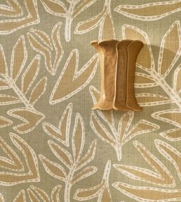 Lanzea Wallpaper by Casamance Sable/vanille