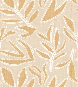 Lanzea Wallpaper by Casamance Sable/vanille