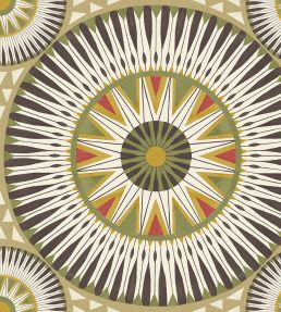 Large Ellipse Wallpaper by Ohpopsi Coffee & Olive