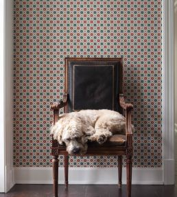 Larissa Wallpaper by Schumacher Ivory