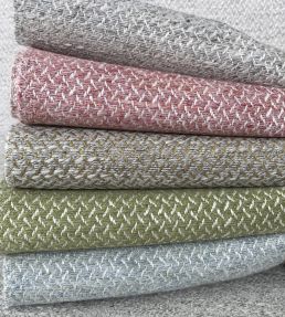 Larkana Plain Fabric by Nina Campbell Duck Egg