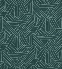 Las Pozas Fabric by Zinc Electric Teal