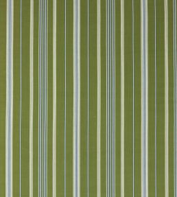 Latimer Stripe Fabric by Sanderson Avocado/Indigo