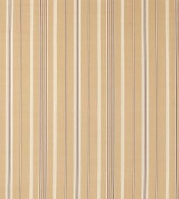 Latimer Stripe Fabric by Sanderson Clay/Bark