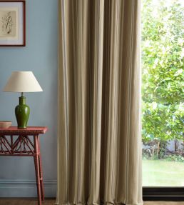 Latimer Stripe Fabric by Sanderson Clay/Bark