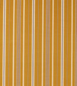 Latimer Stripe Fabric by Sanderson Turmeric/Walnut
