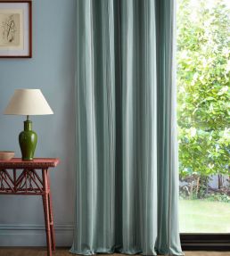 Latimer Stripe Fabric by Sanderson Udaipur Blue/Teal
