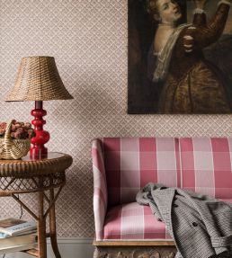 Laura Wallpaper by Langelid Von Bromssen Coral