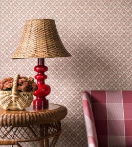 Laura Wallpaper by Langelid Von Bromssen Coral