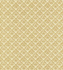 Laura Wallpaper by Langelid Von Bromssen Golden Yellow