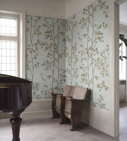 Laura Mural by Sandberg Light Blue