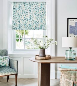 Laurette Fabric by Jane Churchill Aqua