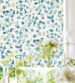 Laurette Fabric by Jane Churchill Aqua
