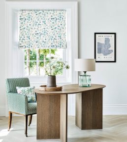 Laurette Fabric by Jane Churchill Aqua
