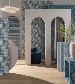 Lavatus Wallpaper by Clarke & Clarke Dove