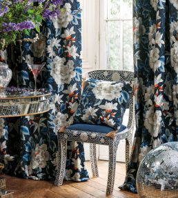 Lavina Fabric by Romo Blue Haze