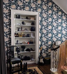 Lavinia Matte Wallpaper by Romo Slate