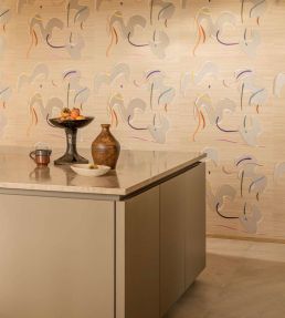 Lazgi Wallpaper by Elitis Invitation a la danse