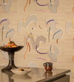 Lazgi Wallpaper by Elitis Invitation a la danse