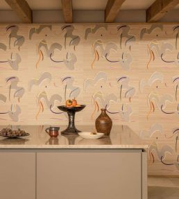 Lazgi Wallpaper by Elitis Invitation a la danse