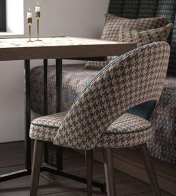Lazio Fabric by Warwick Salt & Pepper
