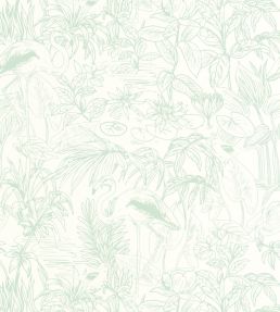 Le Cap Wallpaper by Caselio Vert Deau
