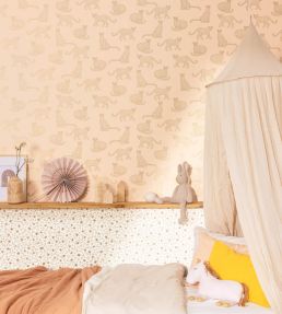 Lea Wallpaper by Caselio Rose