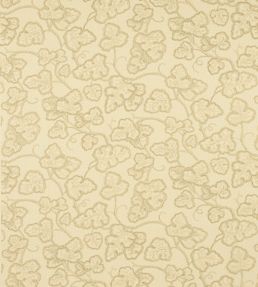 Leaf Damask Fabric by Colefax and Fowler Beige