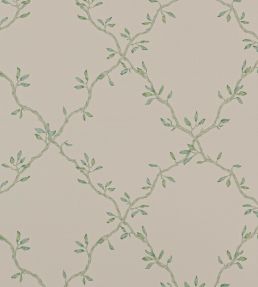 Leaf Trellis Wallpaper by Colefax and Fowler Forest