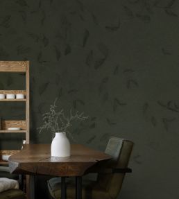 Leaves Reflection Mural by Coordonne Green
