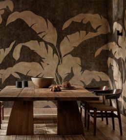Leaves Shadow Mural by Coordonne Night