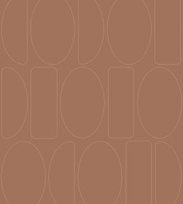 Legerete Wallpaper by Casadeco Terracotta