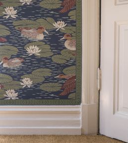 Leksand Wallpaper by Langelid Von Bromssen Ivy Green