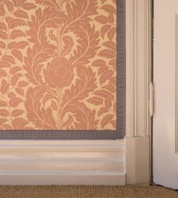 Leksand Wallpaper by Langelid Von Bromssen Smokey Blue