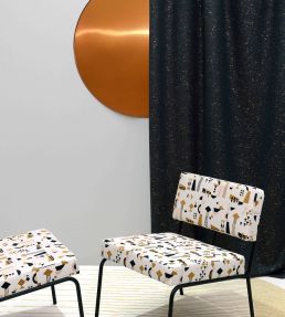 Camargue Fabric by Lelievre Fusain