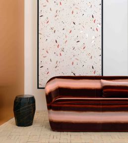 Esterel Fabric by Lelievre Terracotta