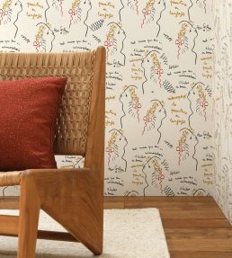 Ecriture Wallpaper by Lelievre Noir