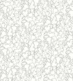 Ressemblance Wallpaper by Lelievre Ivoire Noir