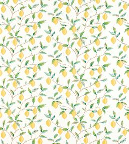Lemon Tree Fabric by Morris & Co Lemon / Bayleaf