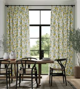 Lemon Tree Fabric by Morris & Co Lemon / Bayleaf