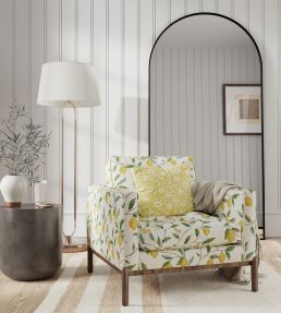 Lemon Tree Fabric by Morris & Co Lemon / Bayleaf