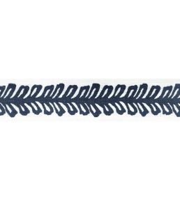 Lenox Tape Trimming by Thibaut Navy