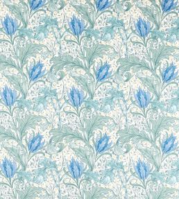 Lent Lily Fabric by Morris & Co Cornflower Blue