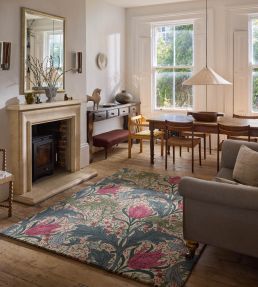 Morris & Co Lent Lily rug Bayleaf 130901140200 Bayleaf