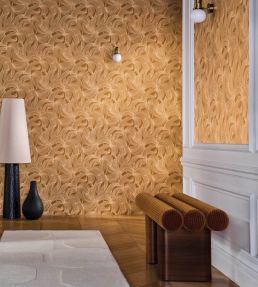 Leontine Wallpaper by Casamance Ambre/dore