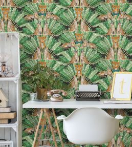 Leopard Wallpaper by Brand McKenzie Dark