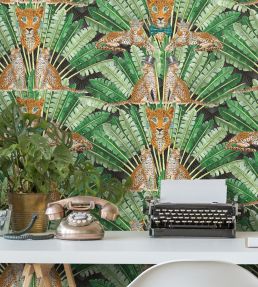 Leopard Wallpaper by Brand McKenzie Dark