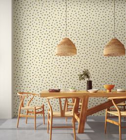Leopard Dots Wallpaper by Scion Pebble / Sage