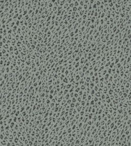 Leopard Fabric by James Hare Slate Blue